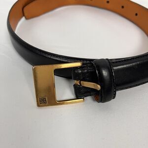 Ralph Lauren Dark Academia Preppy Italian Leather 1 Inch Belt Women’s Medium